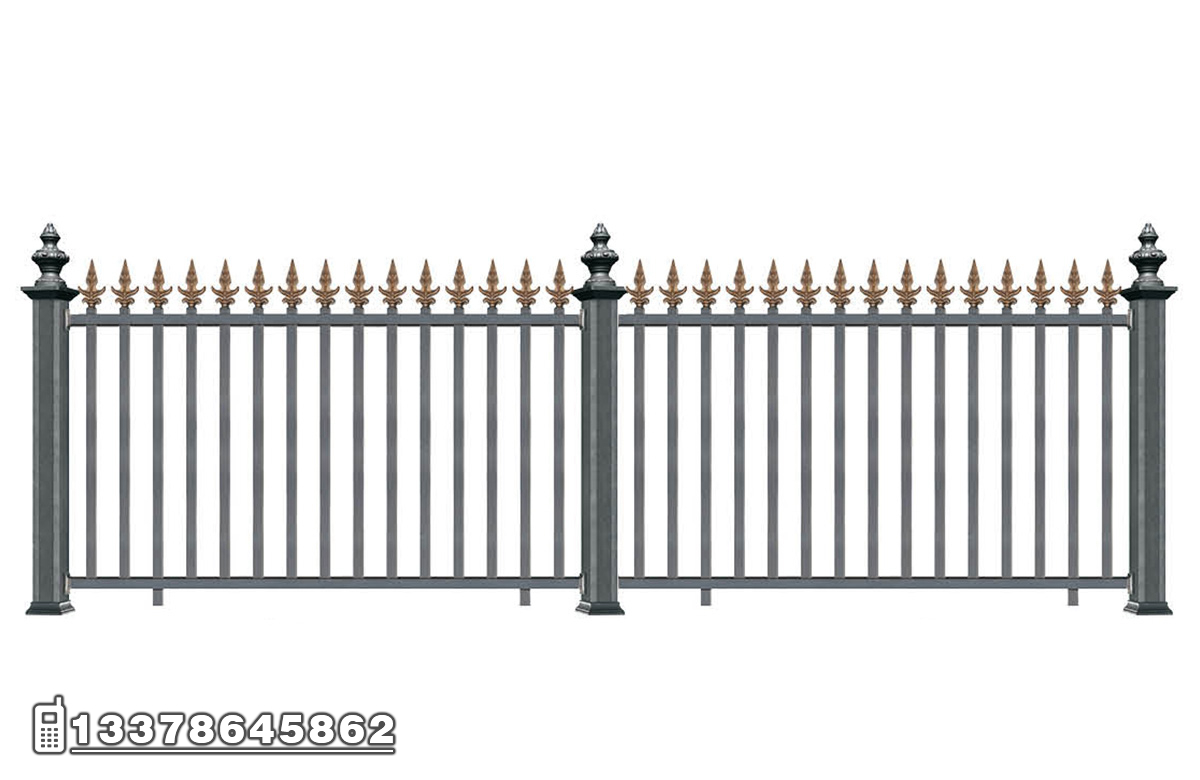 铝合金围栏 栅栏庭院入户效果图