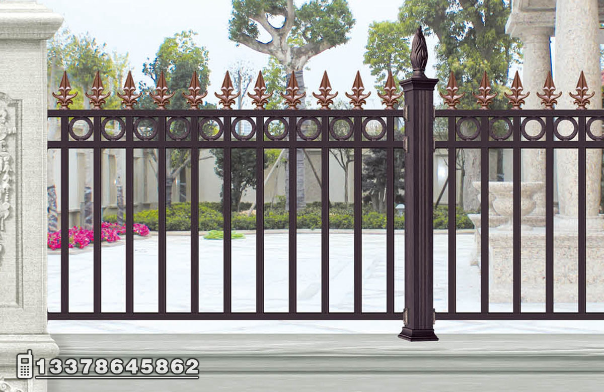 铝艺庭院大门 庭院围栏效果图